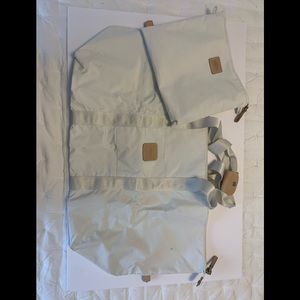 BRICS White nylon travel bag